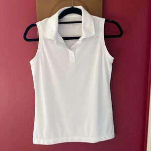 Vineyard vines performance polo golf tennis tank white